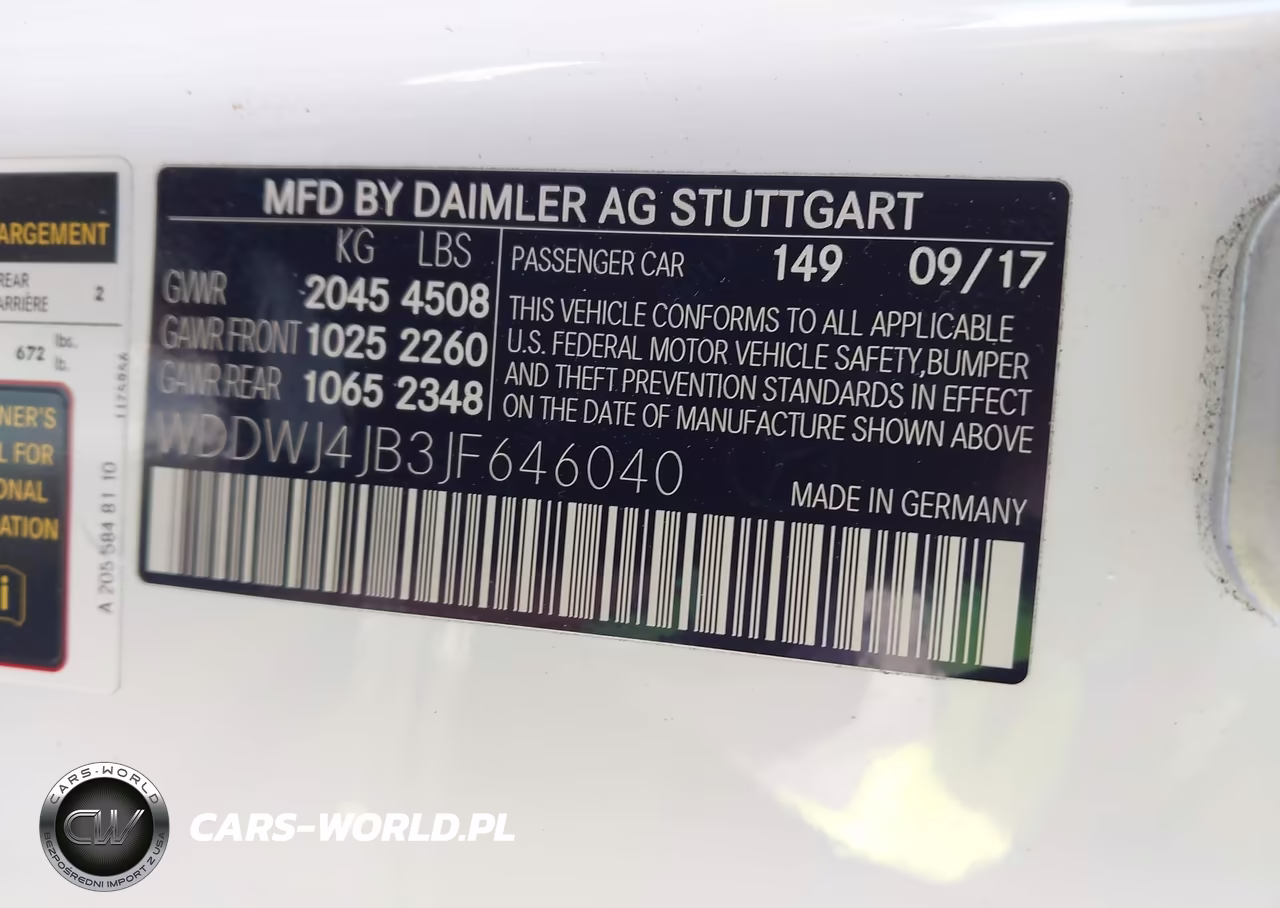2018 Mercedes-Benz C 300 VIN:WDDWJ4JB3JF646040 - 9