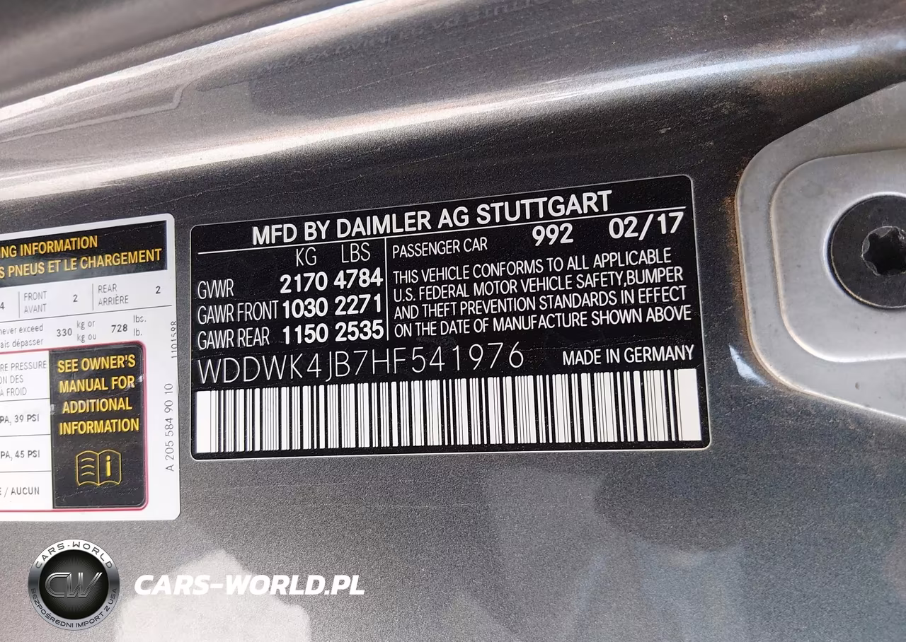 2017 Mercedes-Benz C 300 VIN:WDDWK4JB7HF541976 - 9