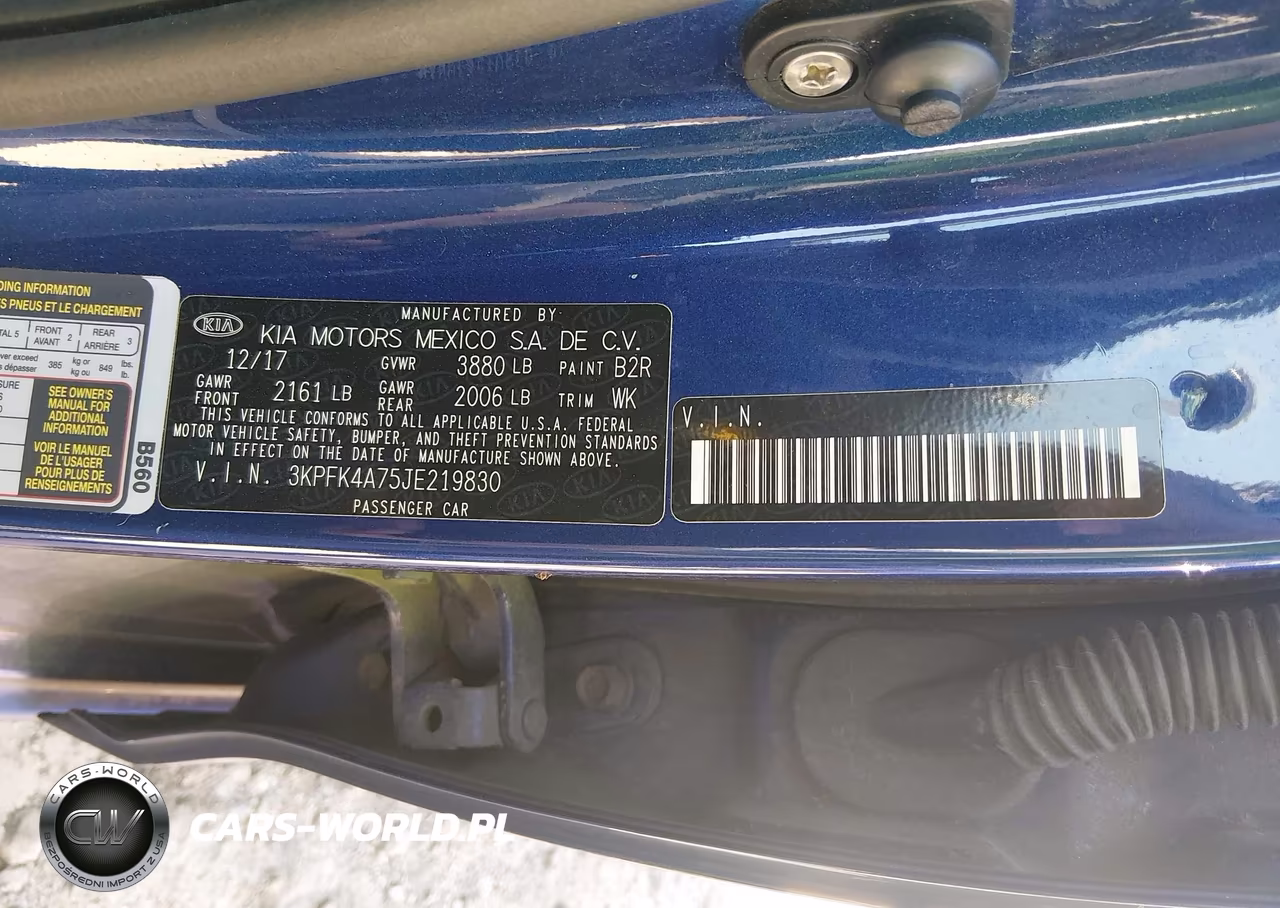 2018 Kia Forte Lx VIN:3KPFK4A75JE219830 - 9