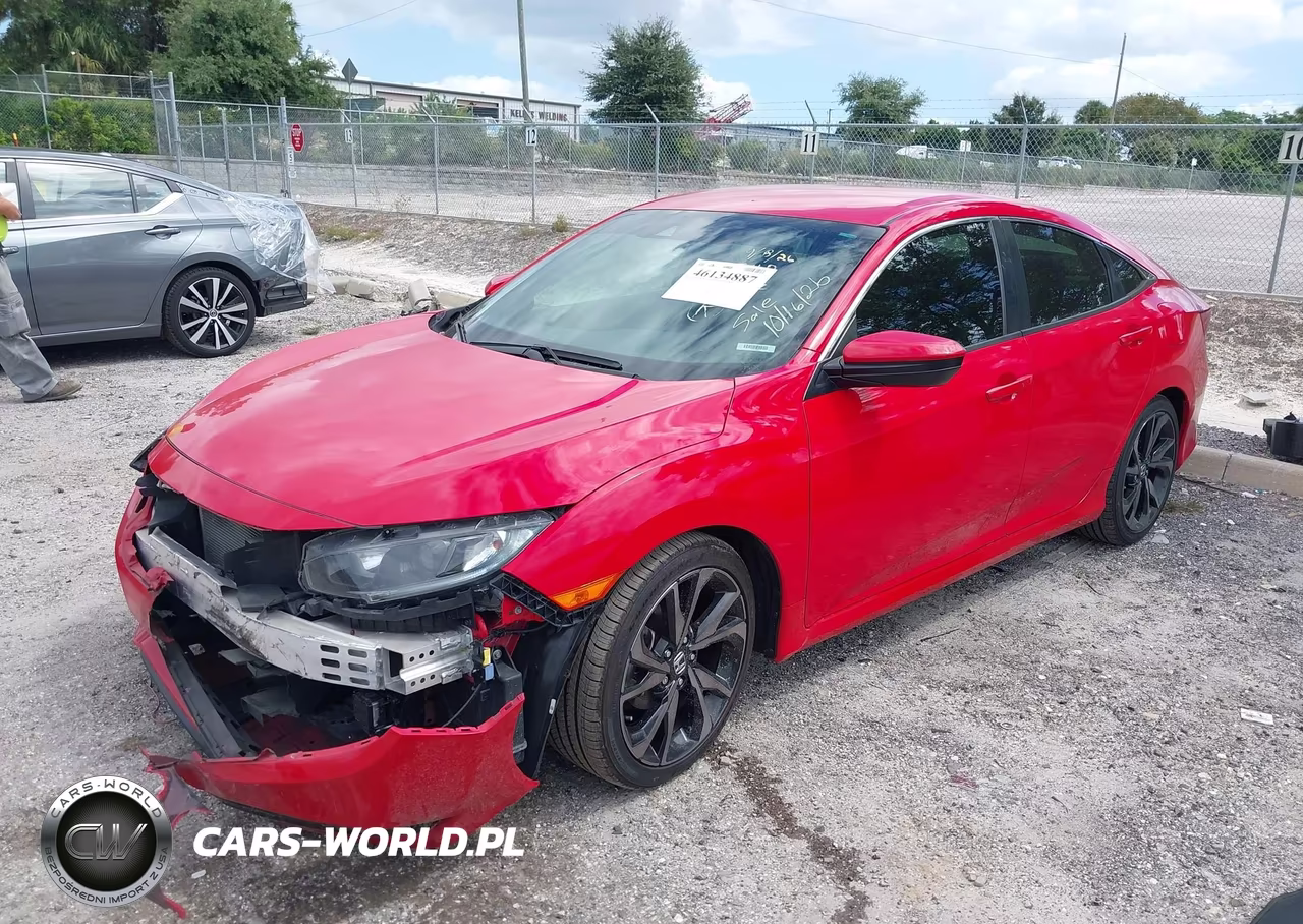 2021 Honda Civic Sport VIN:2HGFC2F86MH533807 - 2