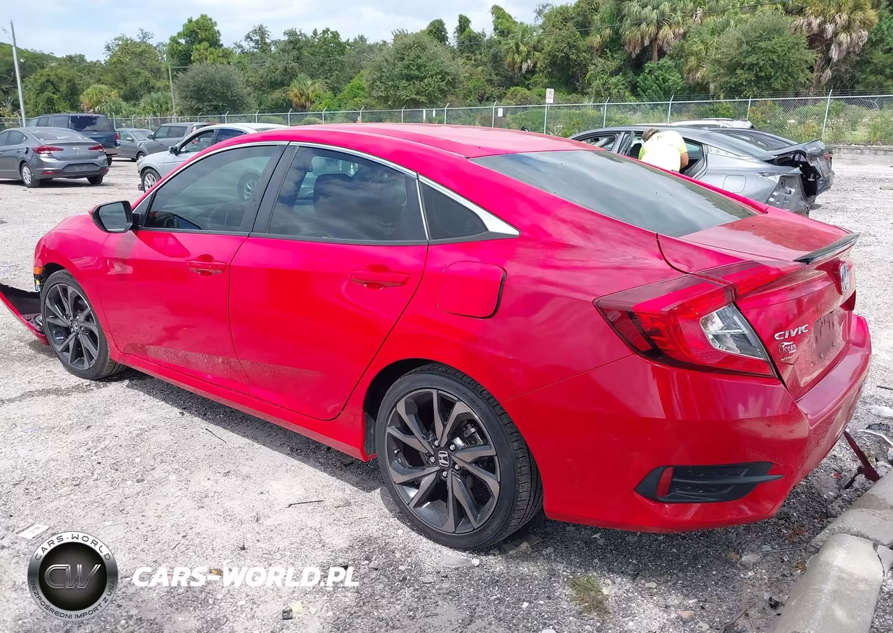 2021 Honda Civic Sport VIN:2HGFC2F86MH533807 - 3