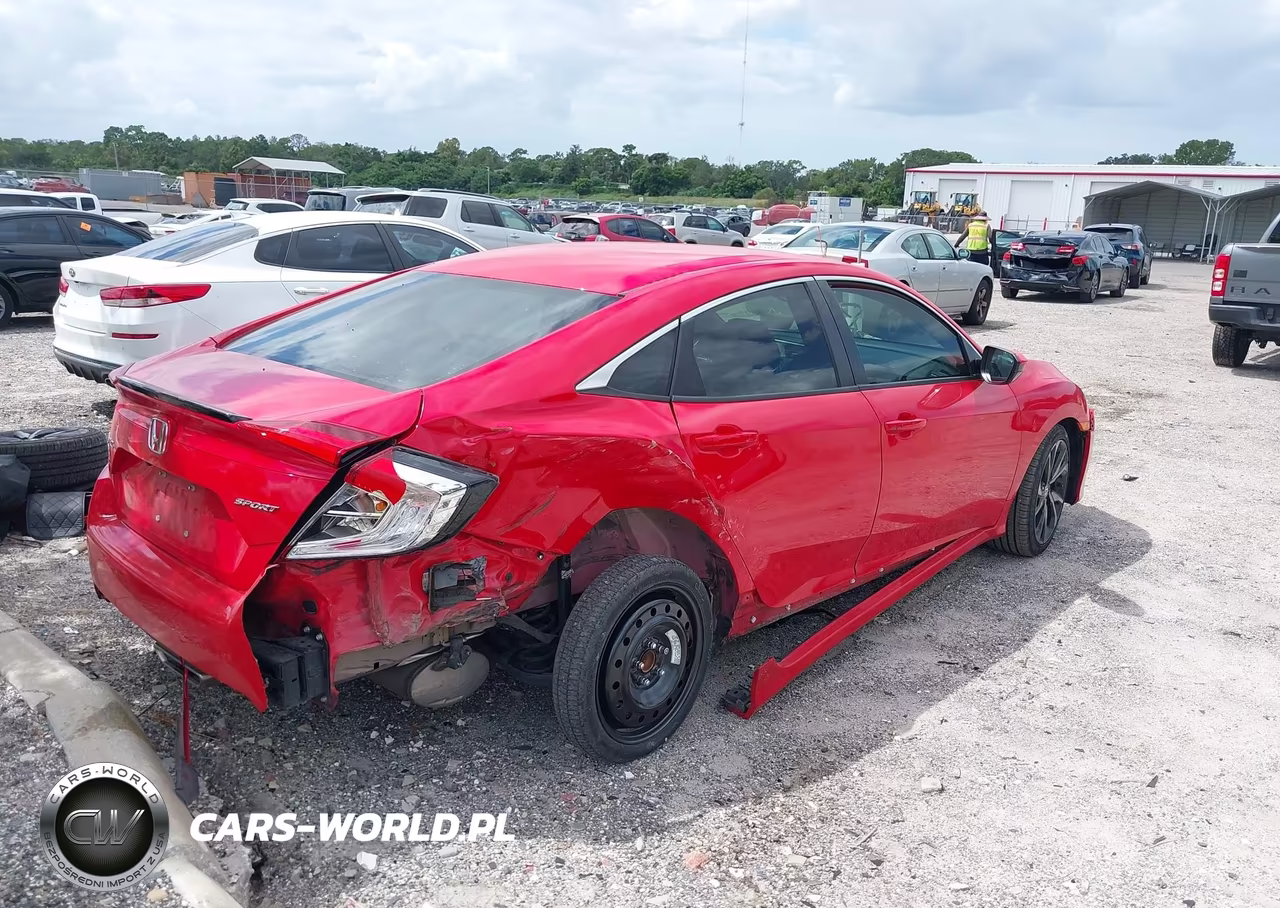 2021 Honda Civic Sport VIN:2HGFC2F86MH533807 - 4