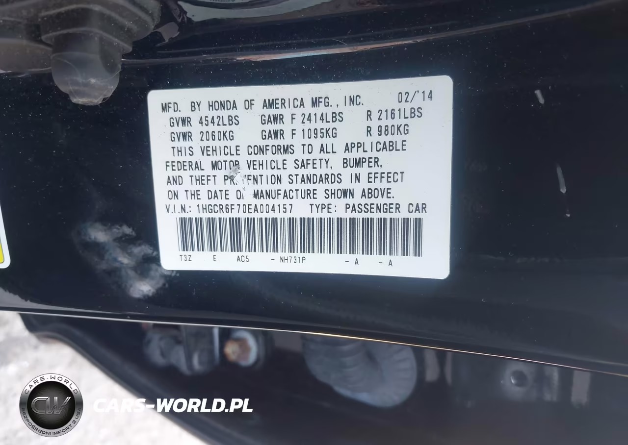 2014 Honda Accord Hybrid Touring VIN:1HGCR6F70EA004157 - 9