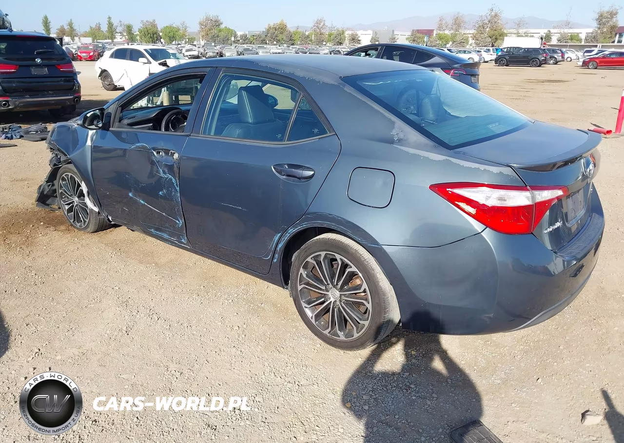2014 Toyota Corolla S Plus VIN:5YFBURHE1EP160645 - 3