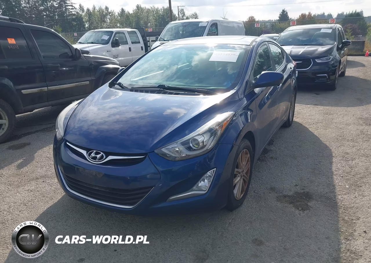 2015 Hyundai Elantra Se VIN:5NPDH4AE5FH617613 - 2