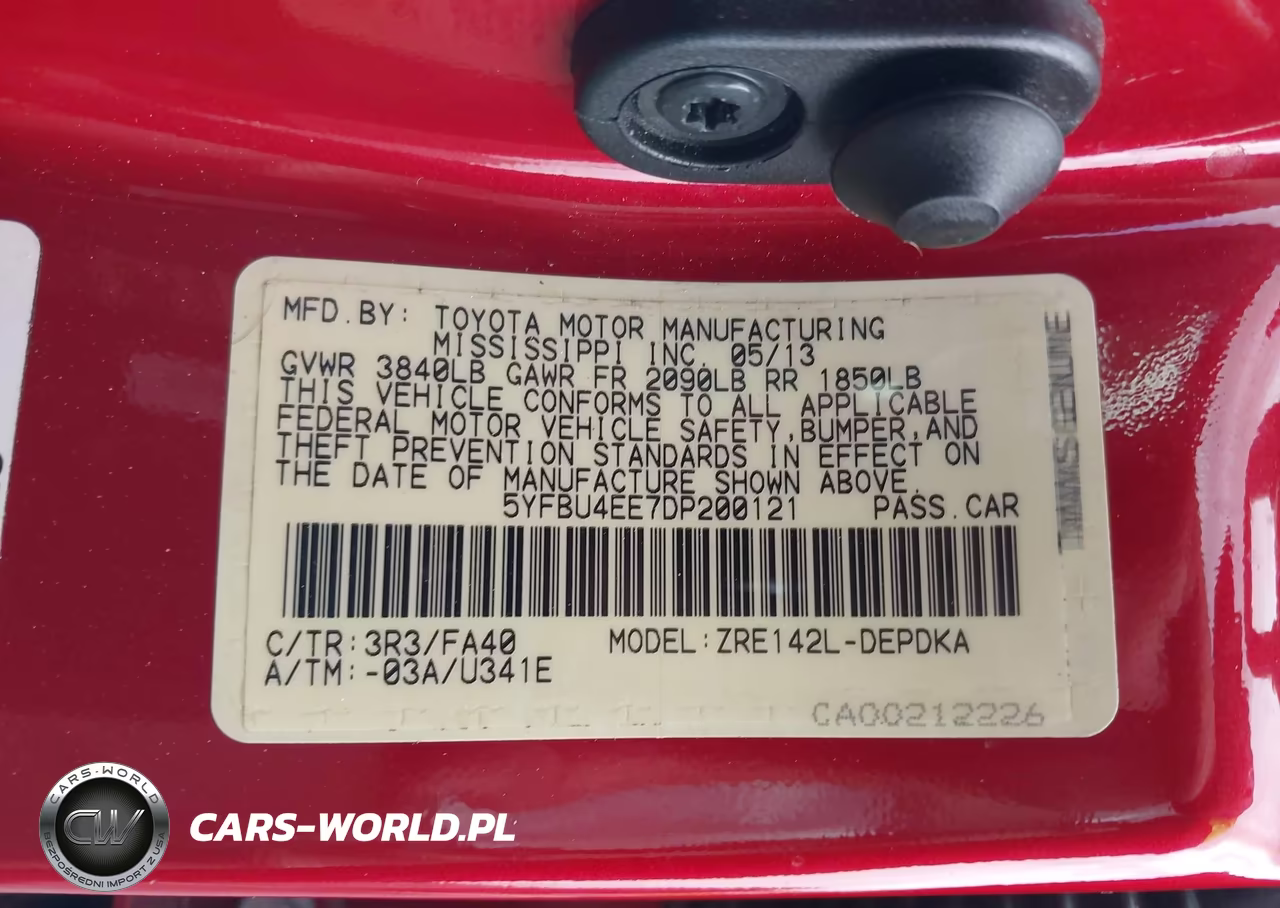 2013 Toyota Corolla L VIN:5YFBU4EE7DP200121 - 9