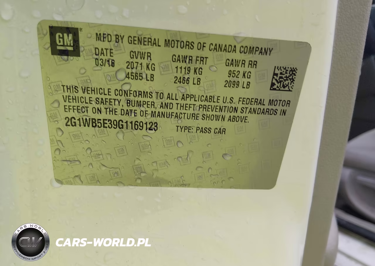 2016 Chevrolet Impala Limited Lt VIN:2G1WB5E39G1169123 - 9