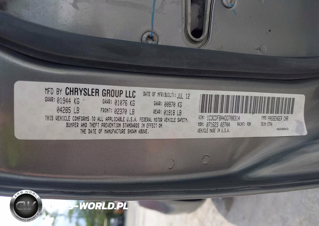 2013 Dodge Dart Sxt VIN:1C3CDFBA4DD708314 - 9