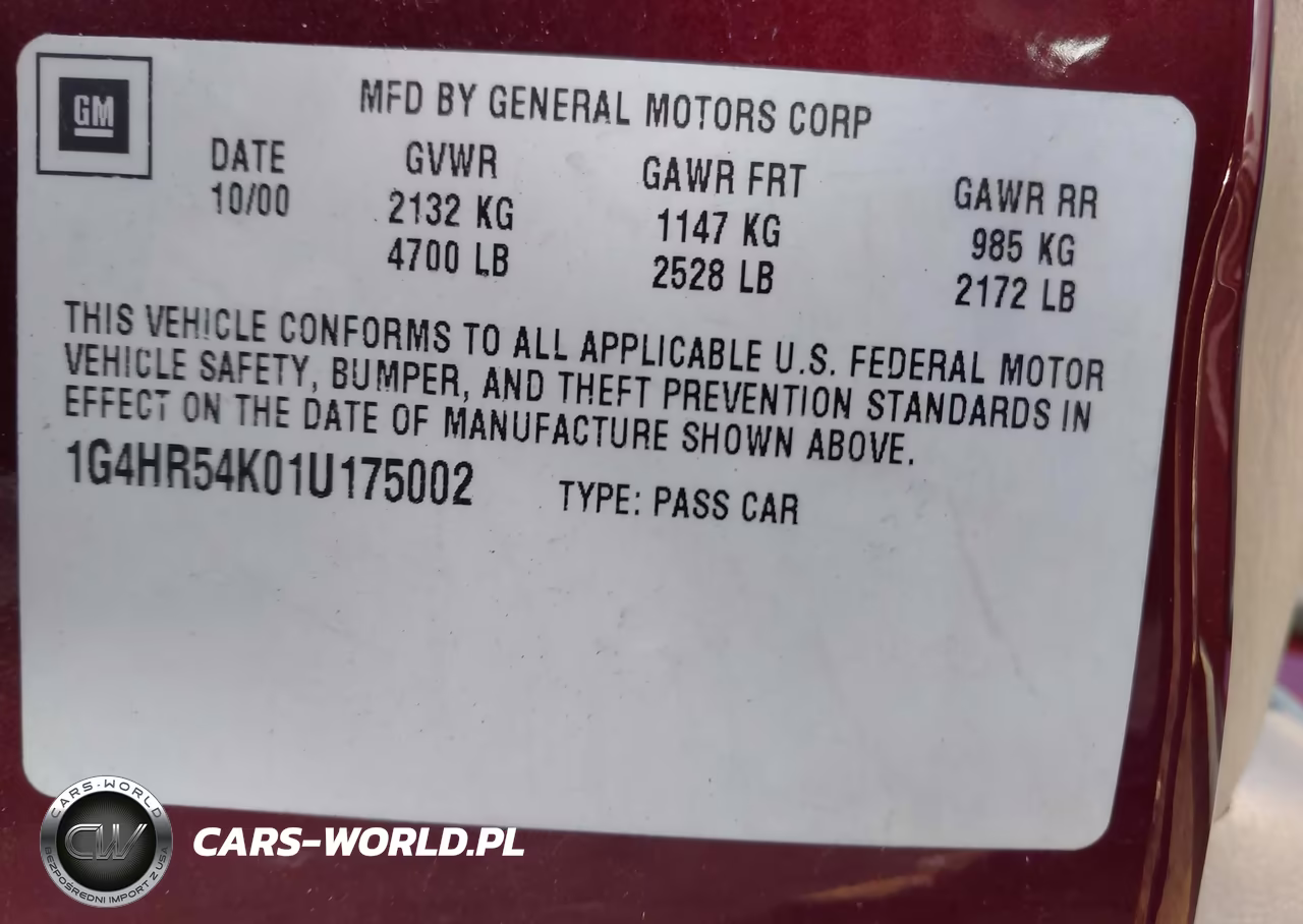 2001 Buick Lesabre Limited VIN:1G4HR54K01U175002 - 9