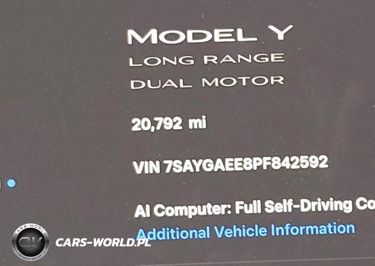 2023 Tesla Model Y Awd-Long Range Dual Motor All-Wheel Drive VIN:7SAYGAEE8PF842592 - 15