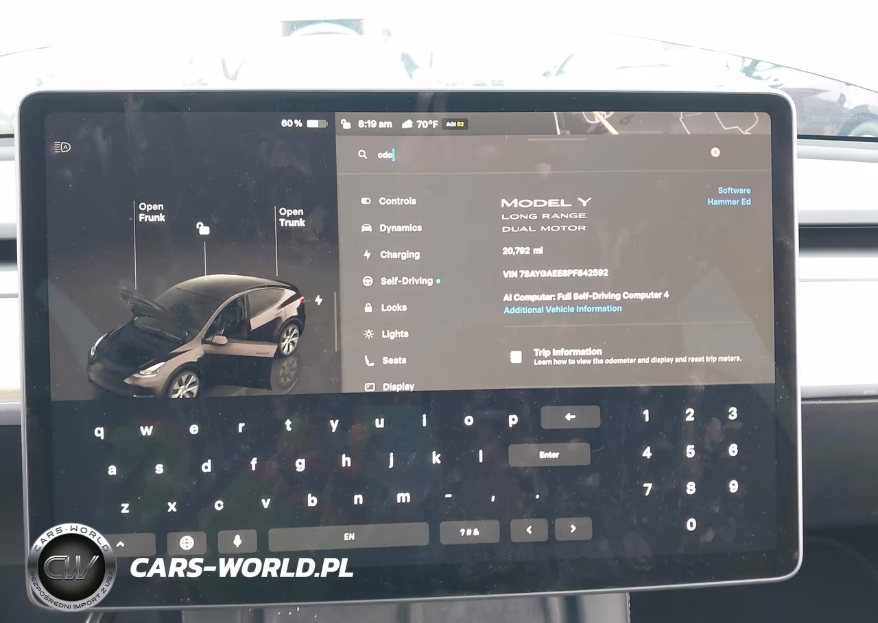 2023 Tesla Model Y Awd-Long Range Dual Motor All-Wheel Drive VIN:7SAYGAEE8PF842592 - 7
