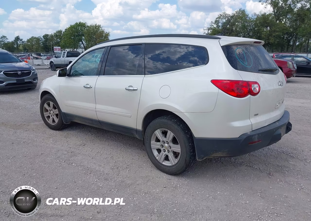 2012 Chevrolet Traverse 1Lt VIN:1GNKVGED4CJ278954 - 3