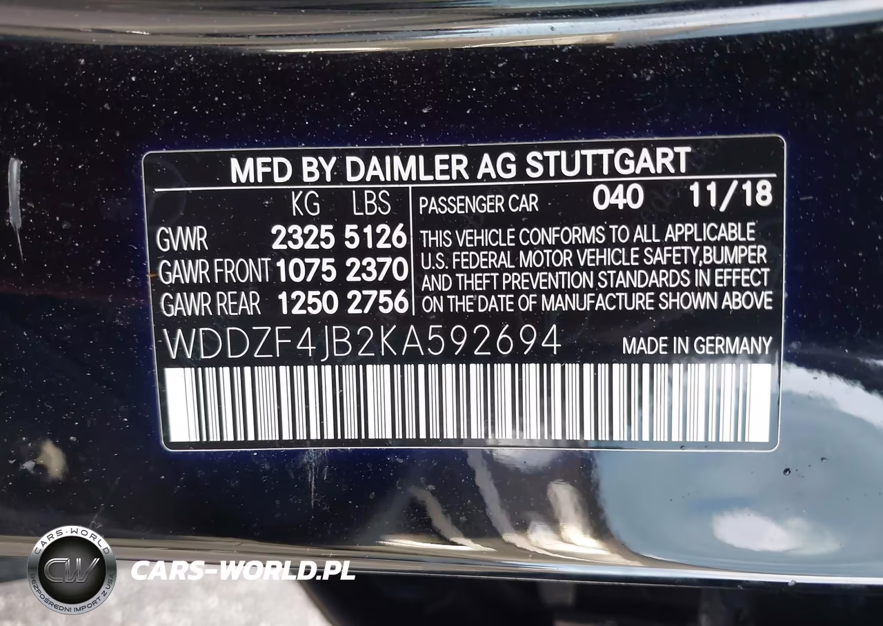 2019 Mercedes-Benz E 300 VIN:WDDZF4JB2KA592694 - 9