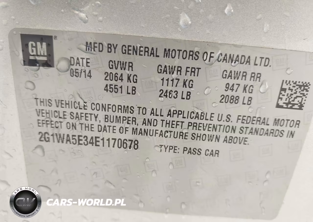 2014 Chevrolet Impala Limited Ls VIN:2G1WA5E34E1170678 - 9