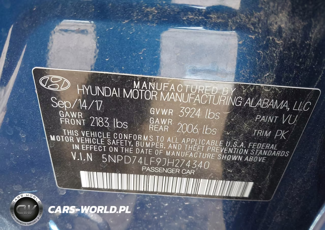 2018 Hyundai Elantra Se VIN:5NPD74LF9JH274340 - 9