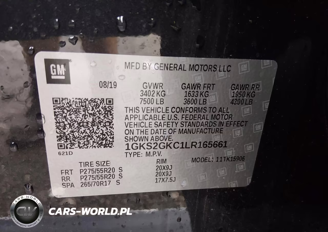 2020 GMC Yukon Xl 4Wd Slt VIN:1GKS2GKC1LR165661 - 9