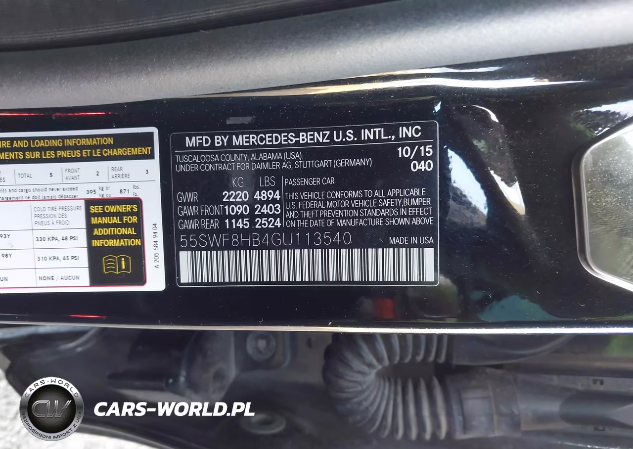 2016 Mercedes-Benz Amg C 63 S VIN:55SWF8HB4GU113540 - 9