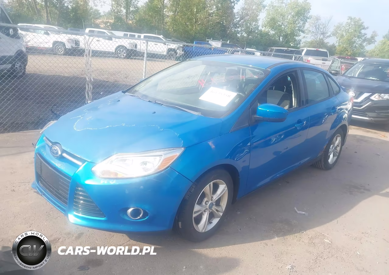 2012 Ford Focus Se VIN:1FAHP3F21CL249599 - 2