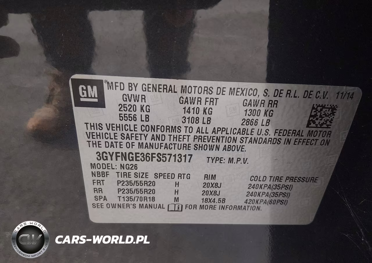 2015 Cadillac Srx Premium Collection VIN:3GYFNGE36FS571317 - 9