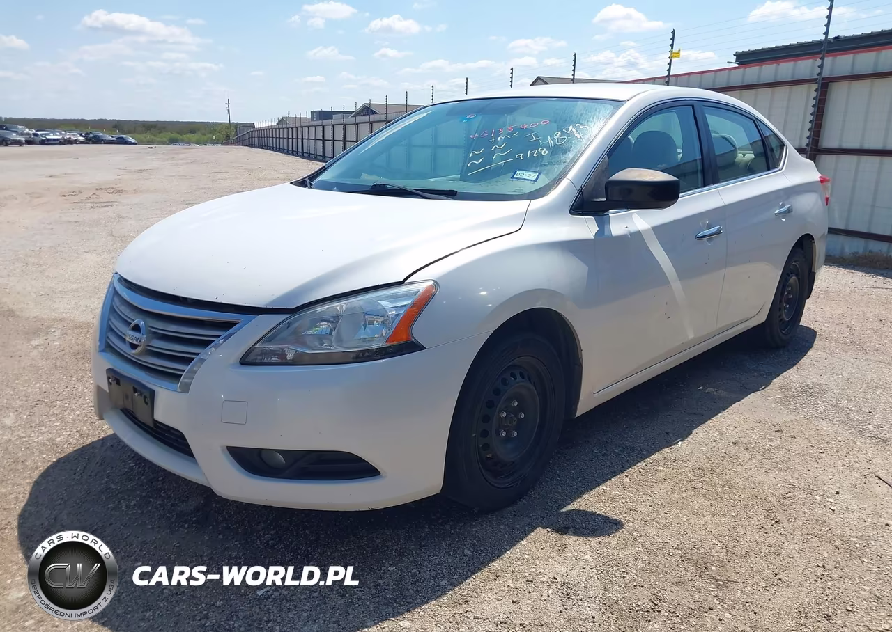 2013 Nissan Sentra Sv VIN:3N1AB7AP7DL624893 - 2