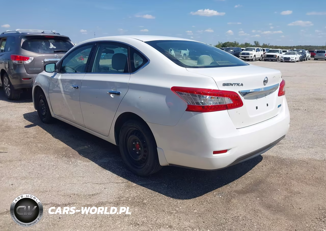 2013 Nissan Sentra Sv VIN:3N1AB7AP7DL624893 - 3