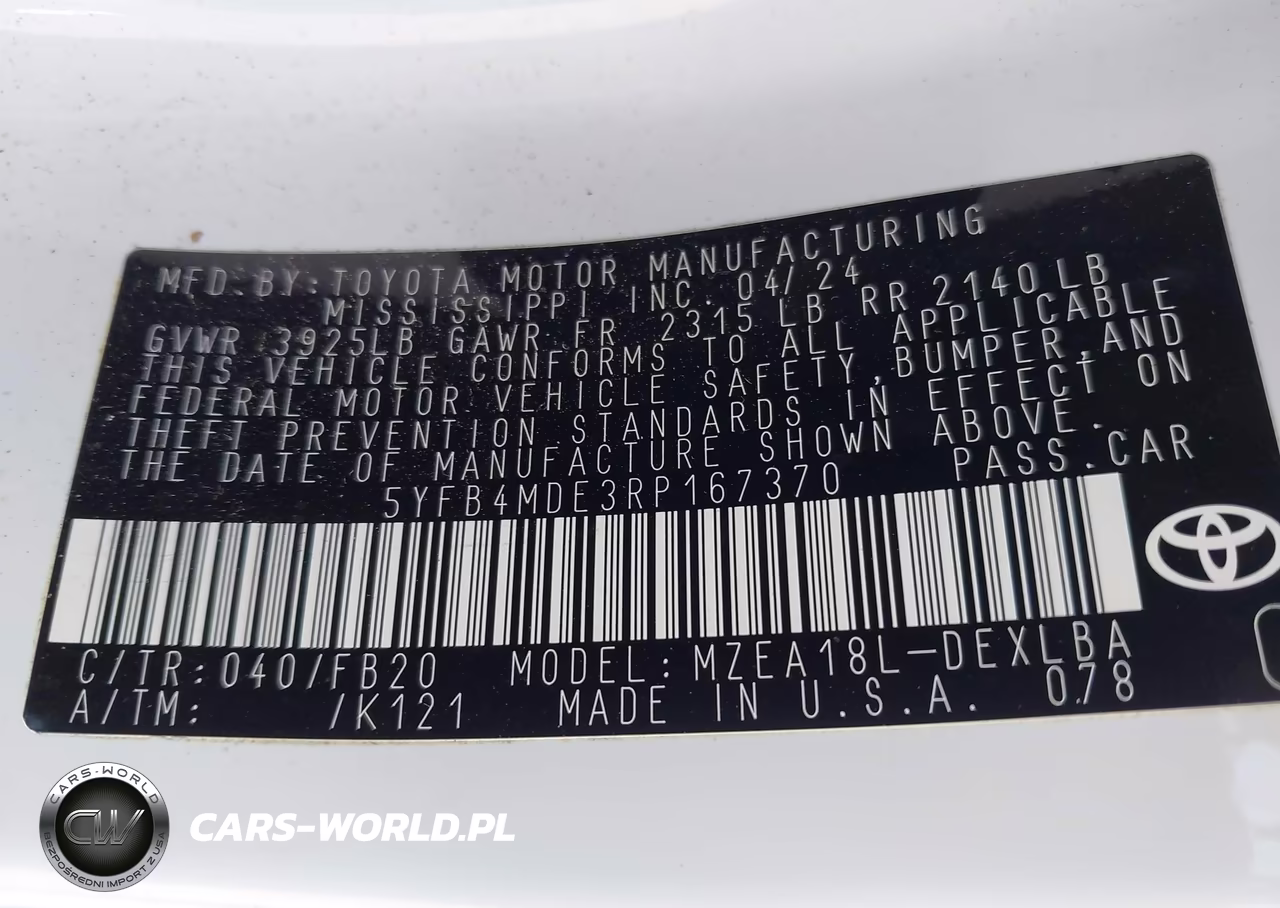 2024 Toyota Corolla Le VIN:5YFB4MDE3RP167370 - 9