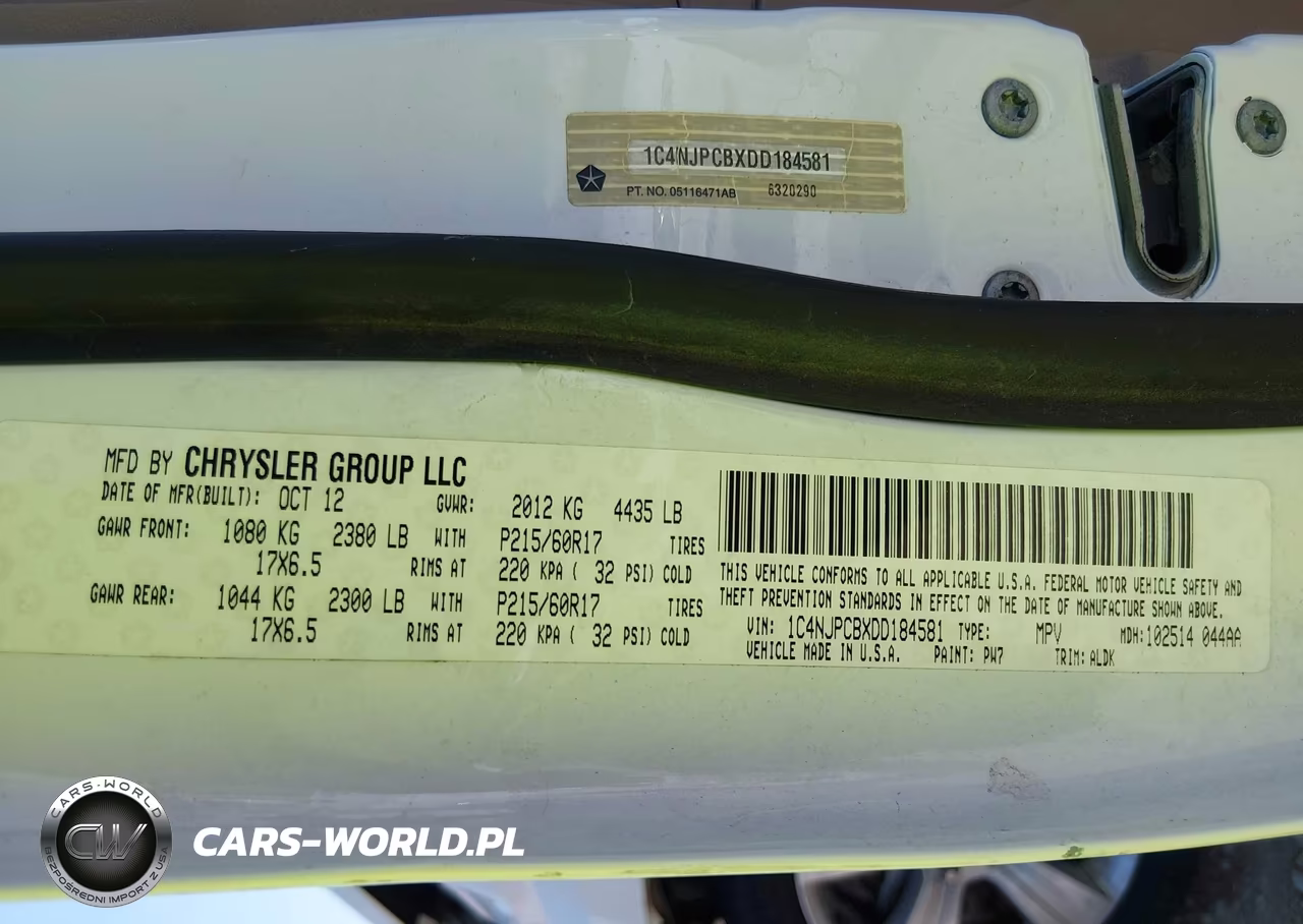 2013 Jeep Patriot Limited VIN:1C4NJPCBXDD184581 - 9