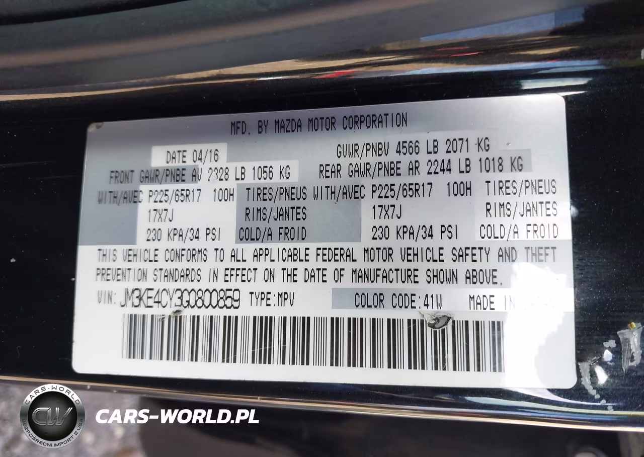2016 Mazda Cx-5 Touring VIN:JM3KE4CY3G0800859 - 9