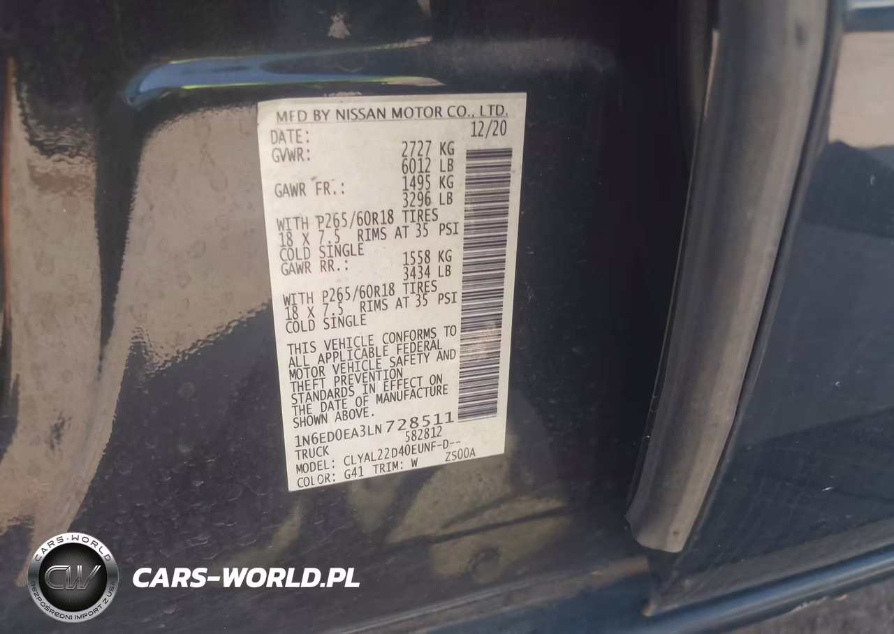 2020 Nissan Frontier Sv 4X2 VIN:1N6ED0EA3LN728511 - 9