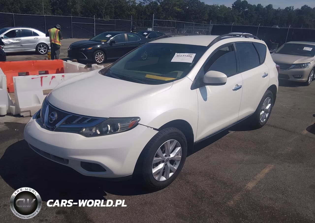 2013 Nissan Murano Sv VIN:JN8AZ1MU2DW204111 - 2