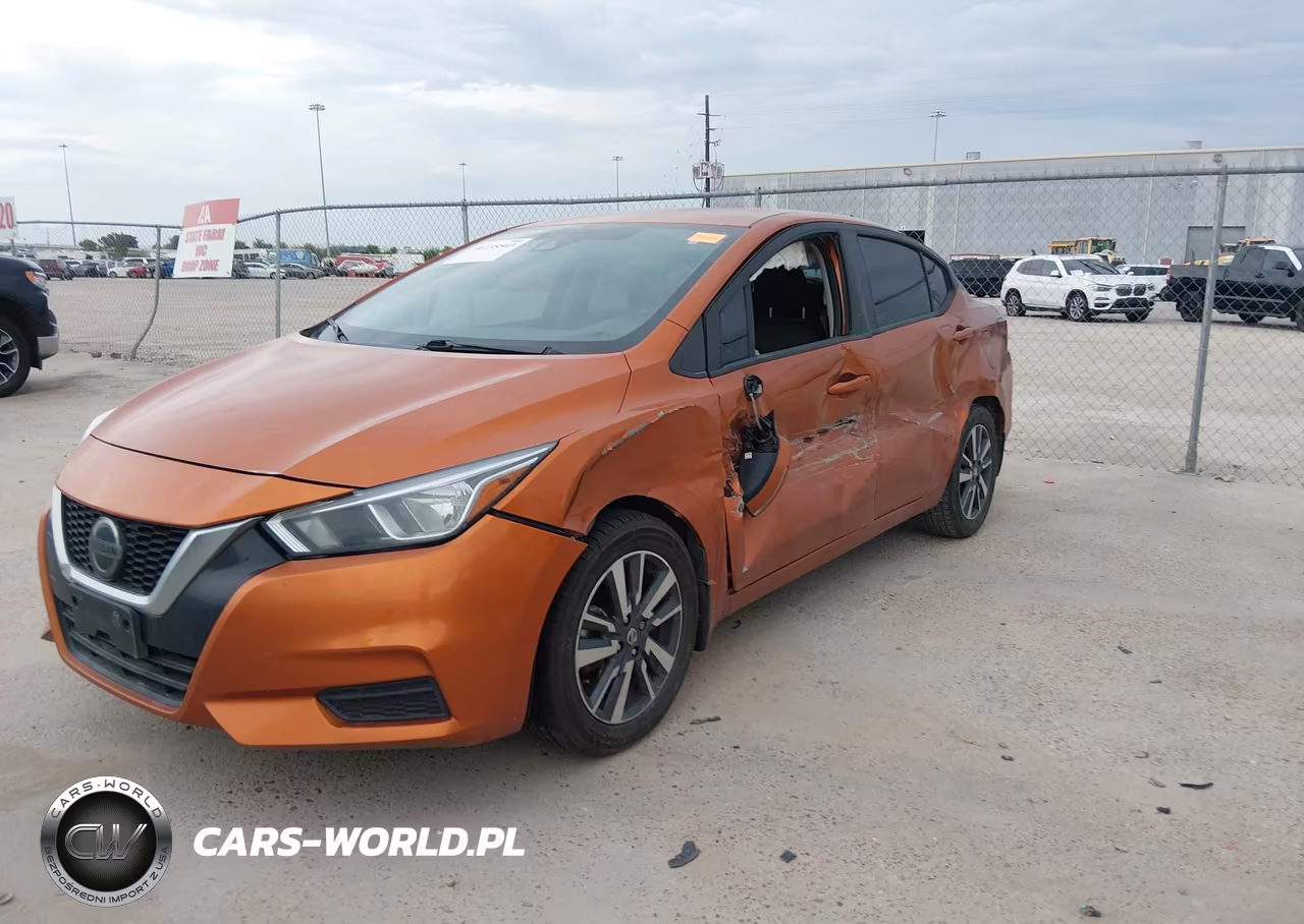 2021 Nissan Versa Sv Xtronic Cvt VIN:3N1CN8EV1ML881904 - 2