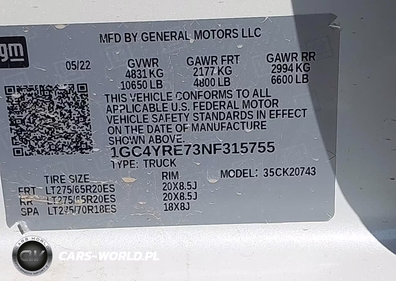 2022 Chevrolet Silverado 2500Hd 4Wd Standard Bed High Country VIN:1GC4YRE73NF315755 - 8