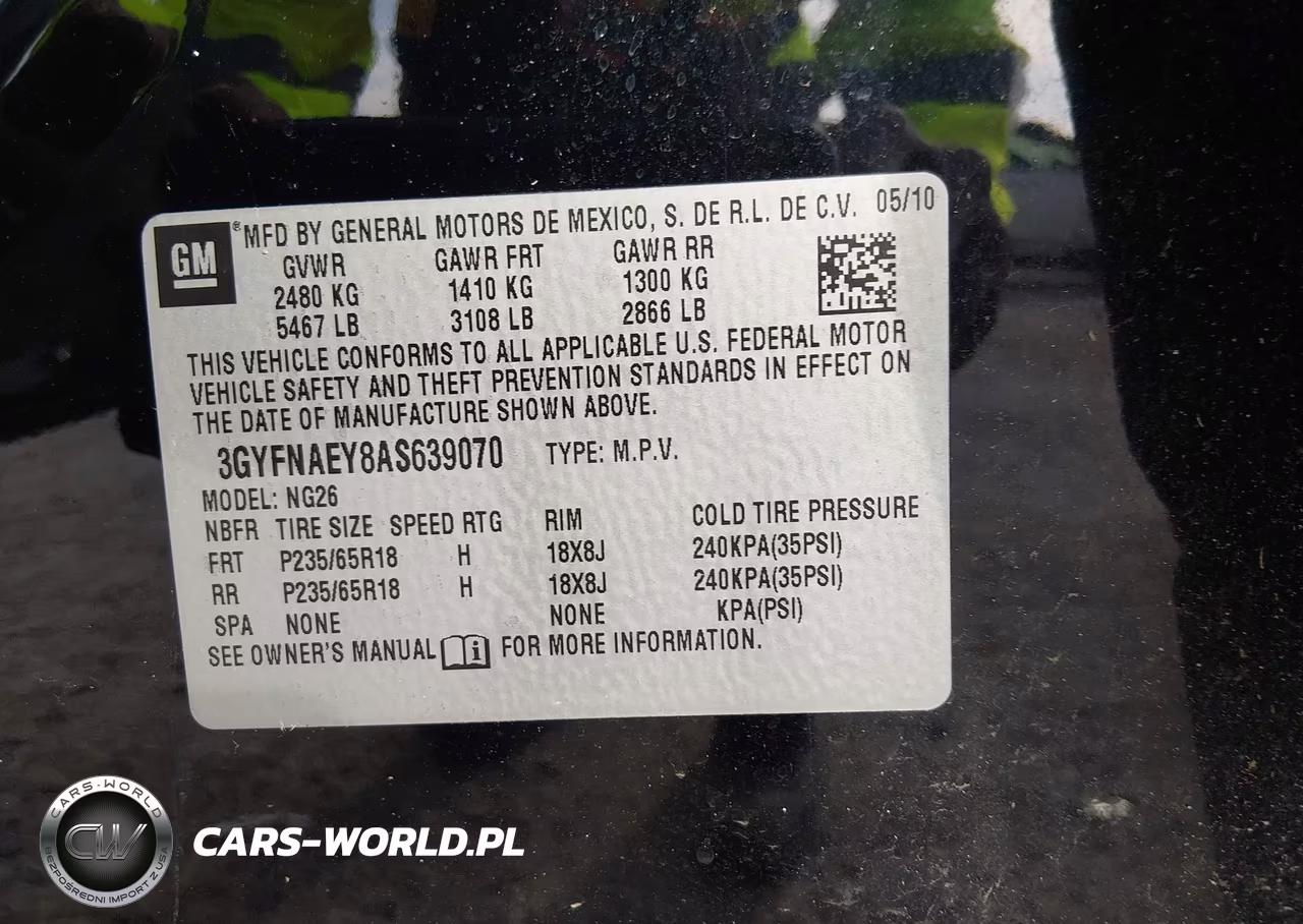 2010 Cadillac Srx VIN:3GYFNAEY8AS639070 - 9