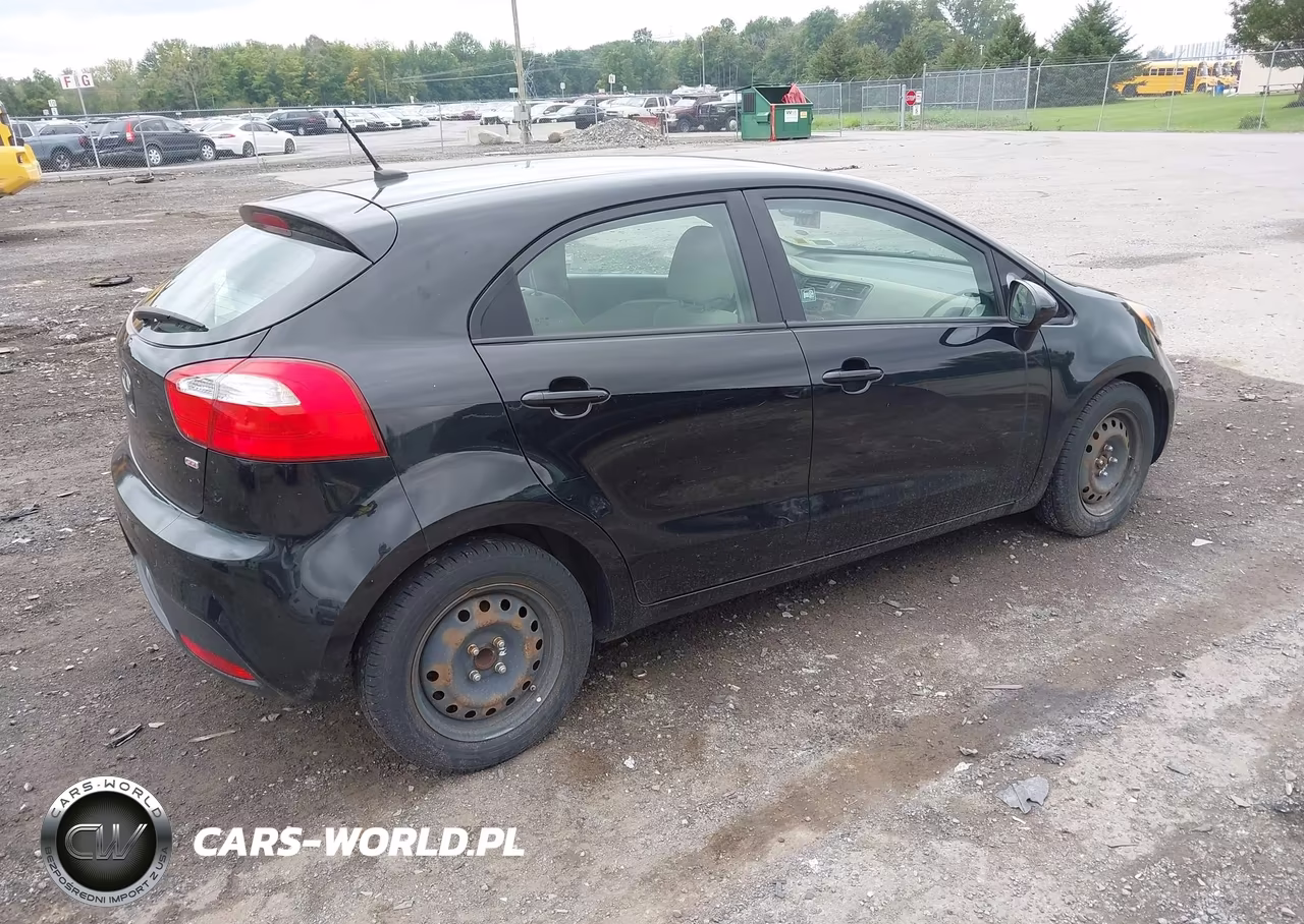 2013 Kia Rio Lx VIN:KNADM5A33D6125411 - 4