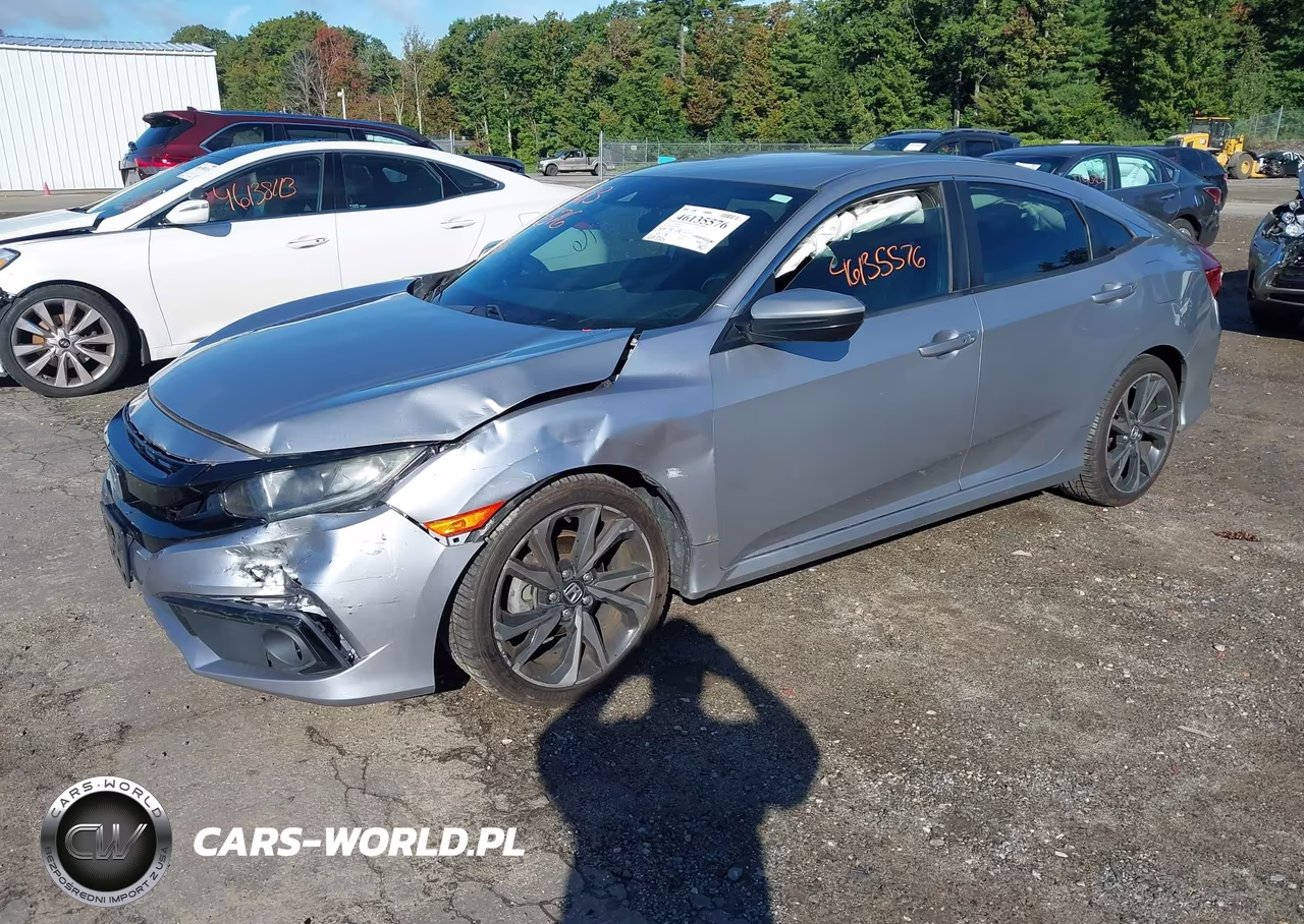 2019 Honda Civic Sport VIN:2HGFC2F82KH531808 - 2