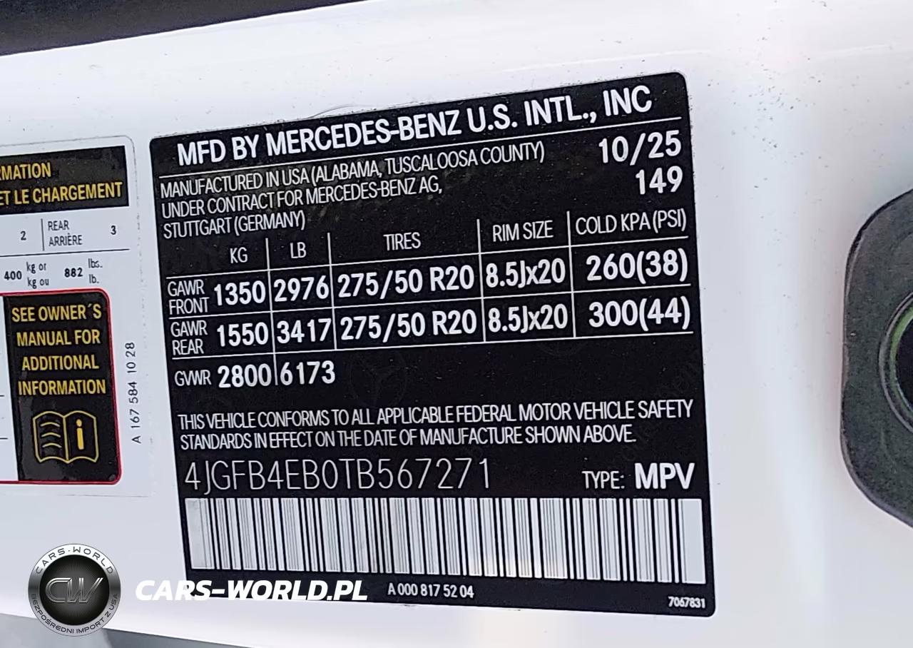 2026 Mercedes-Benz Gle 350 VIN:4JGFB4EB0TB567271 - 9