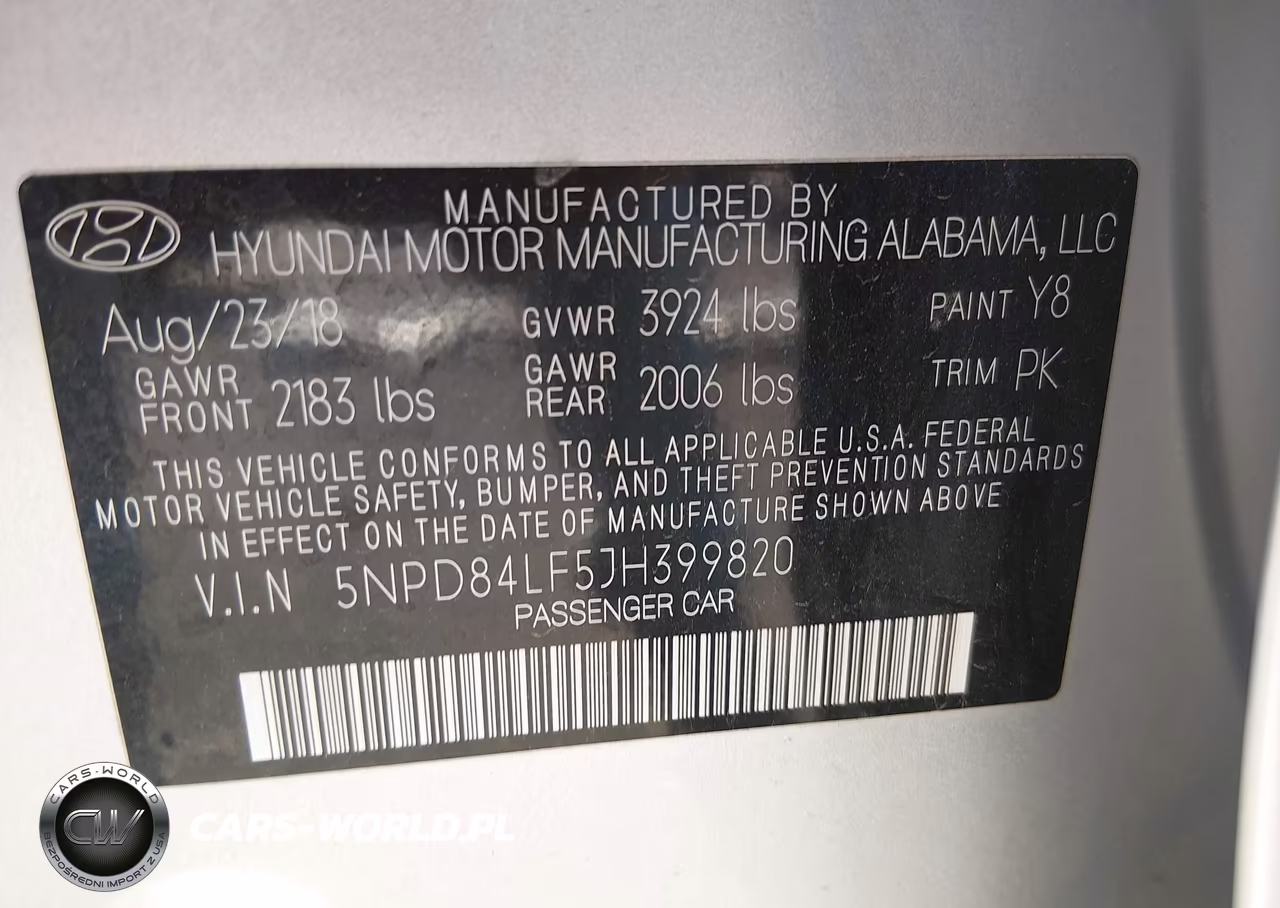 2018 Hyundai Elantra Sel VIN:5NPD84LF5JH399820 - 9