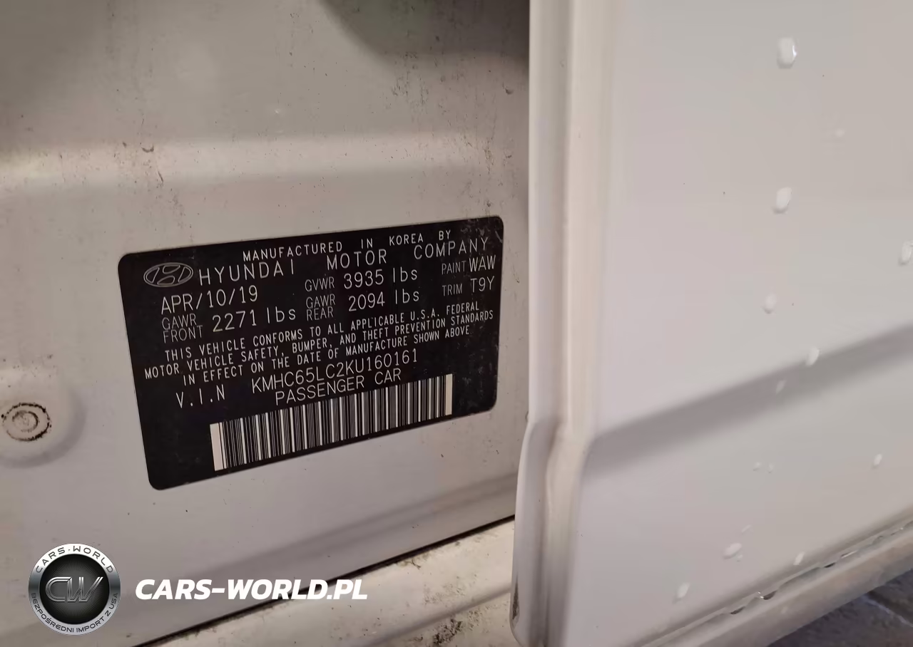 2019 Hyundai Ioniq Hybrid Blue VIN:KMHC65LC2KU160161 - 9