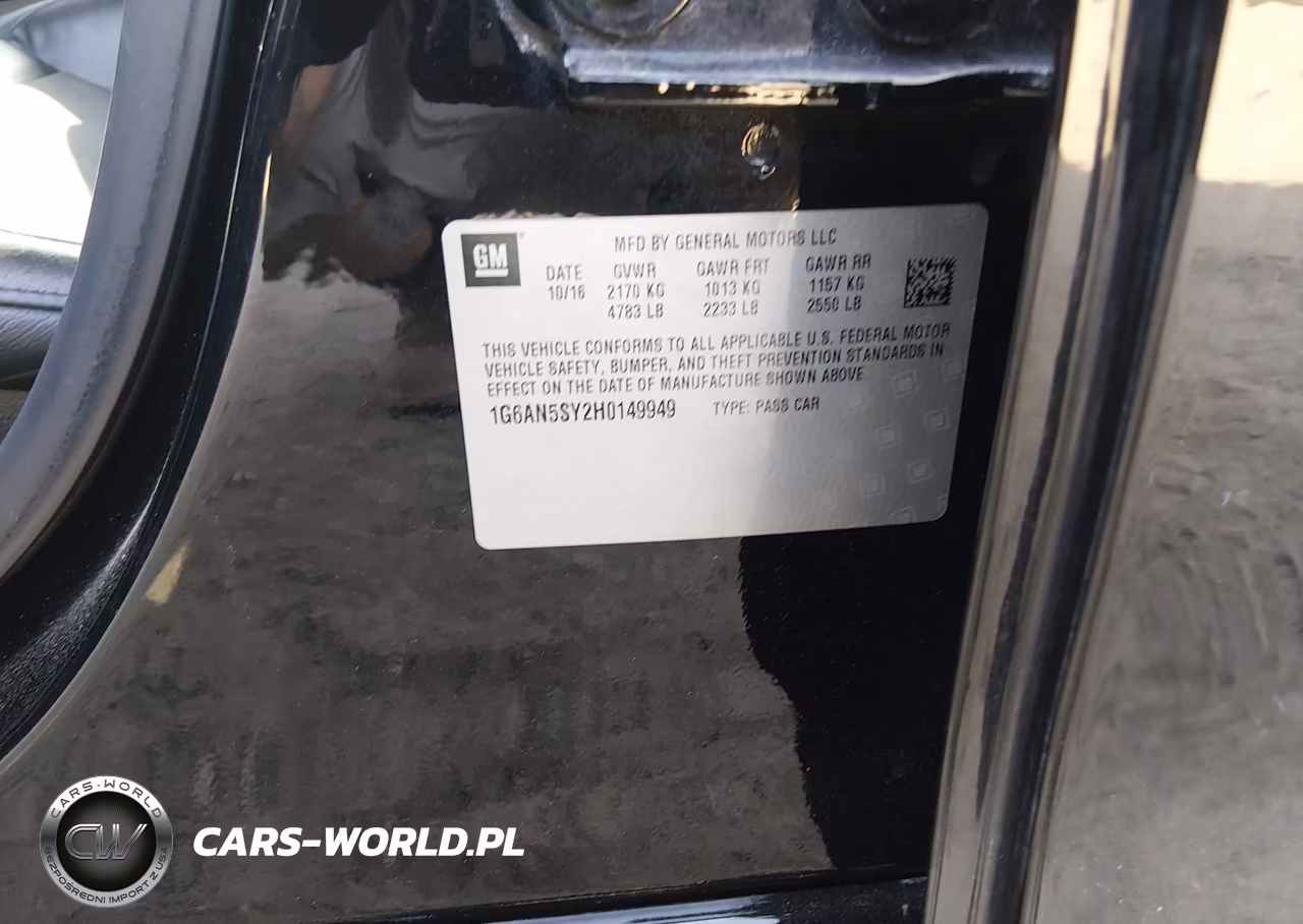 2017 Cadillac Ats-V VIN:1G6AN5SY2H0149949 - 9