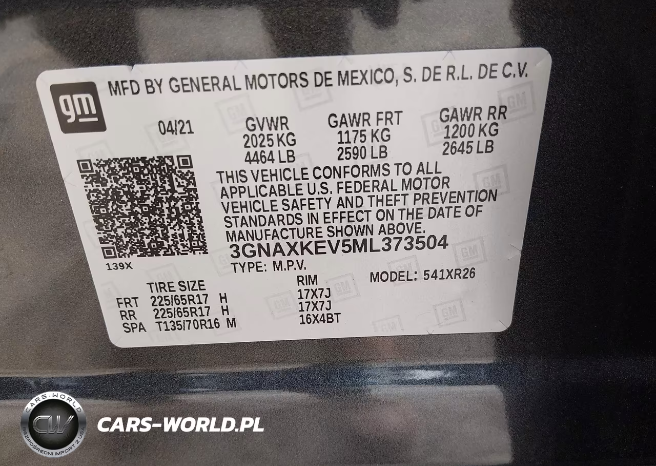2021 Chevrolet Equinox Fwd Lt VIN:3GNAXKEV5ML373504 - 9
