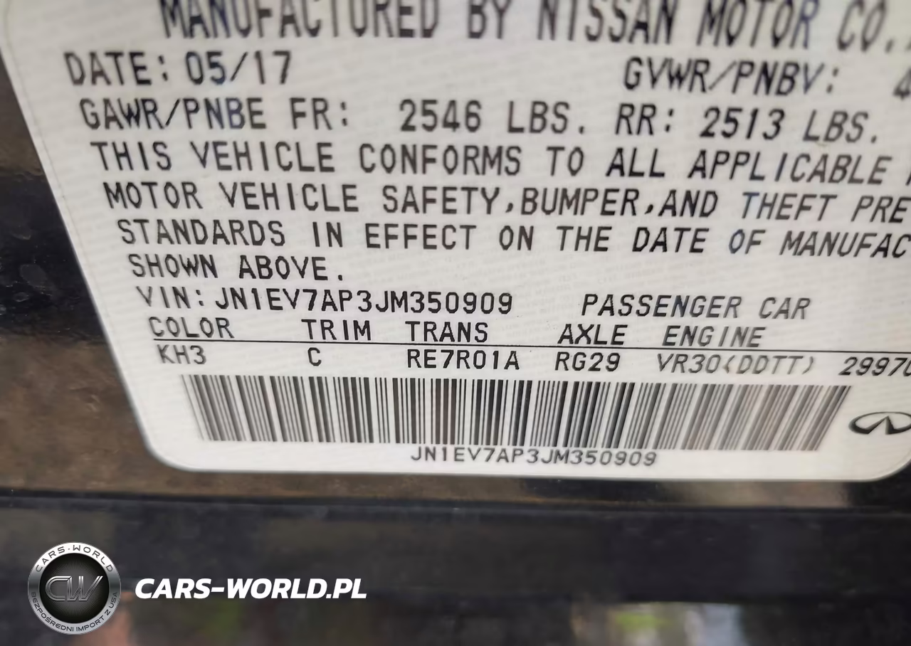 2018 Infiniti Q50 3.0T Luxe VIN:JN1EV7AP3JM350909 - 9