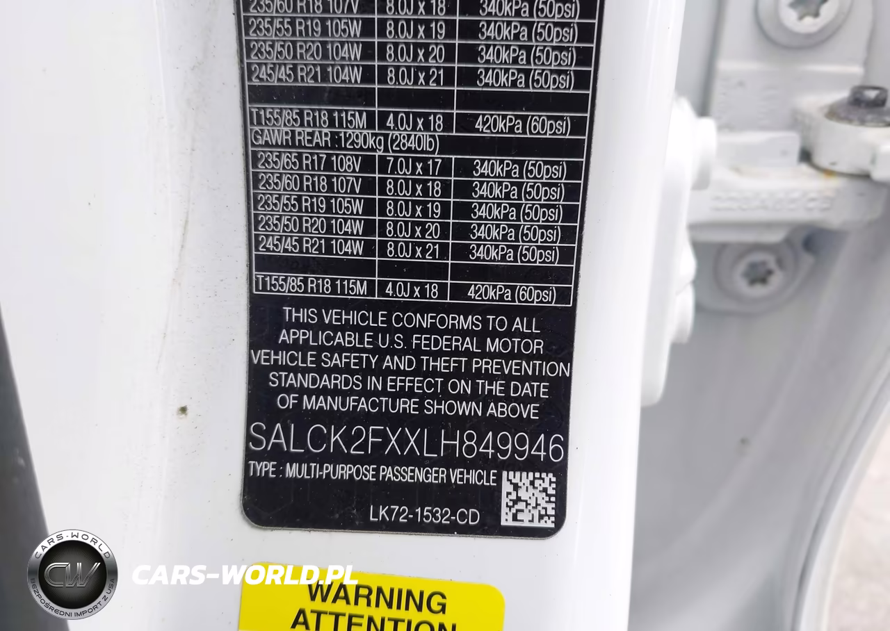 2020 Land Rover Discovery Sport Standard VIN:SALCK2FXXLH849946 - 17
