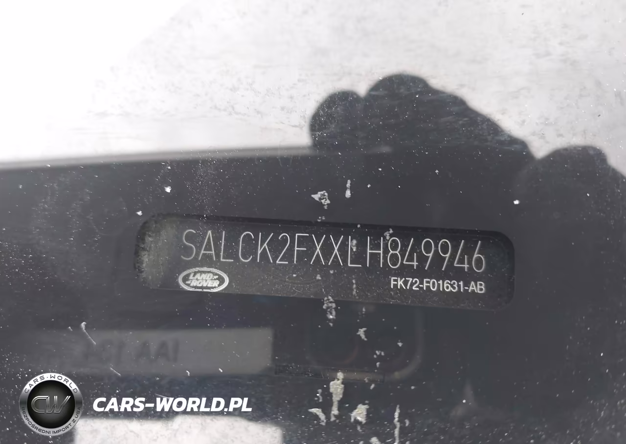 2020 Land Rover Discovery Sport Standard VIN:SALCK2FXXLH849946 - 9