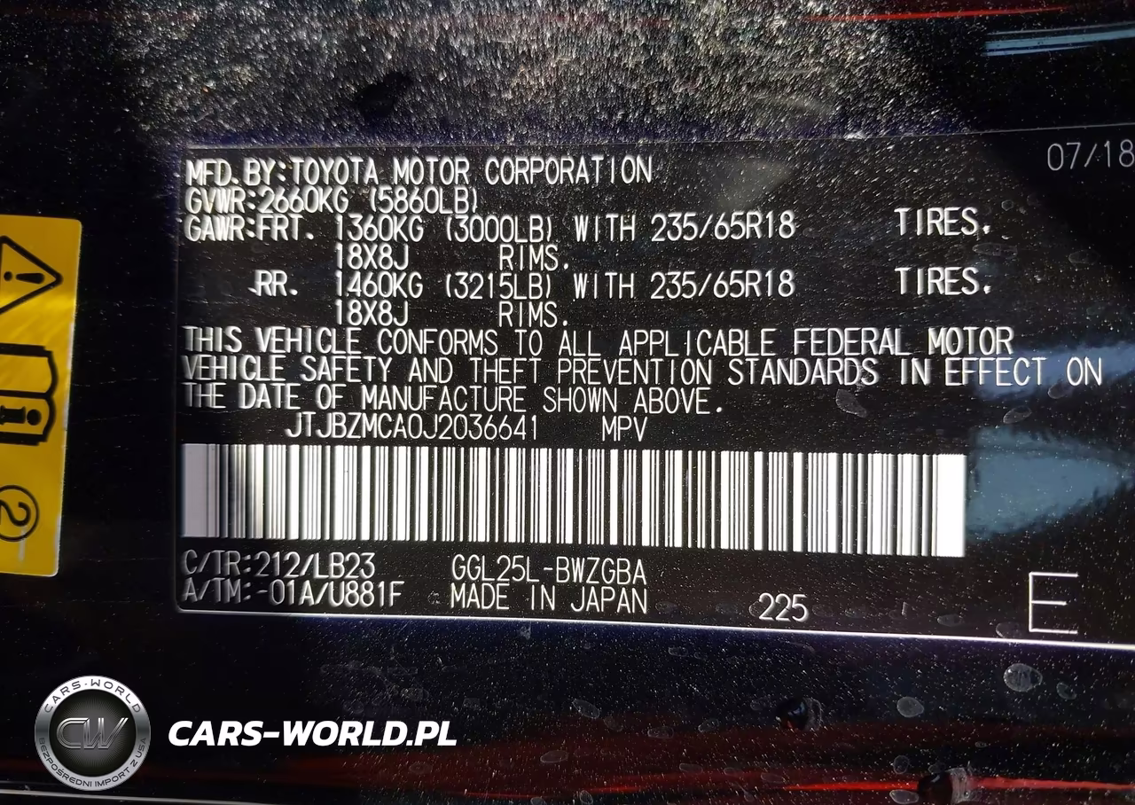 2018 Lexus Rx 350 VIN:JTJBZMCA0J2036641 - 9