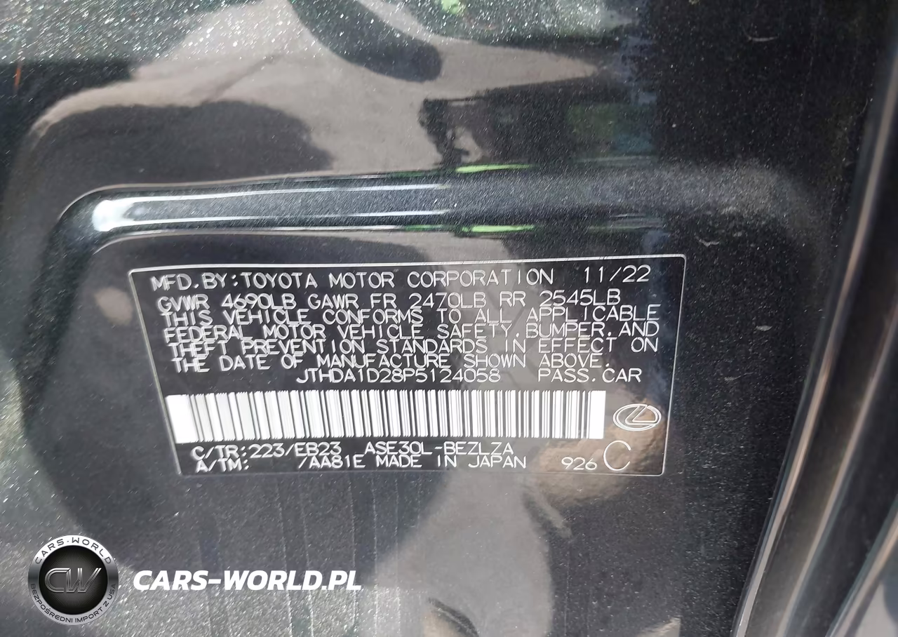 2023 Lexus Is 300 VIN:JTHDA1D28P5124058 - 9