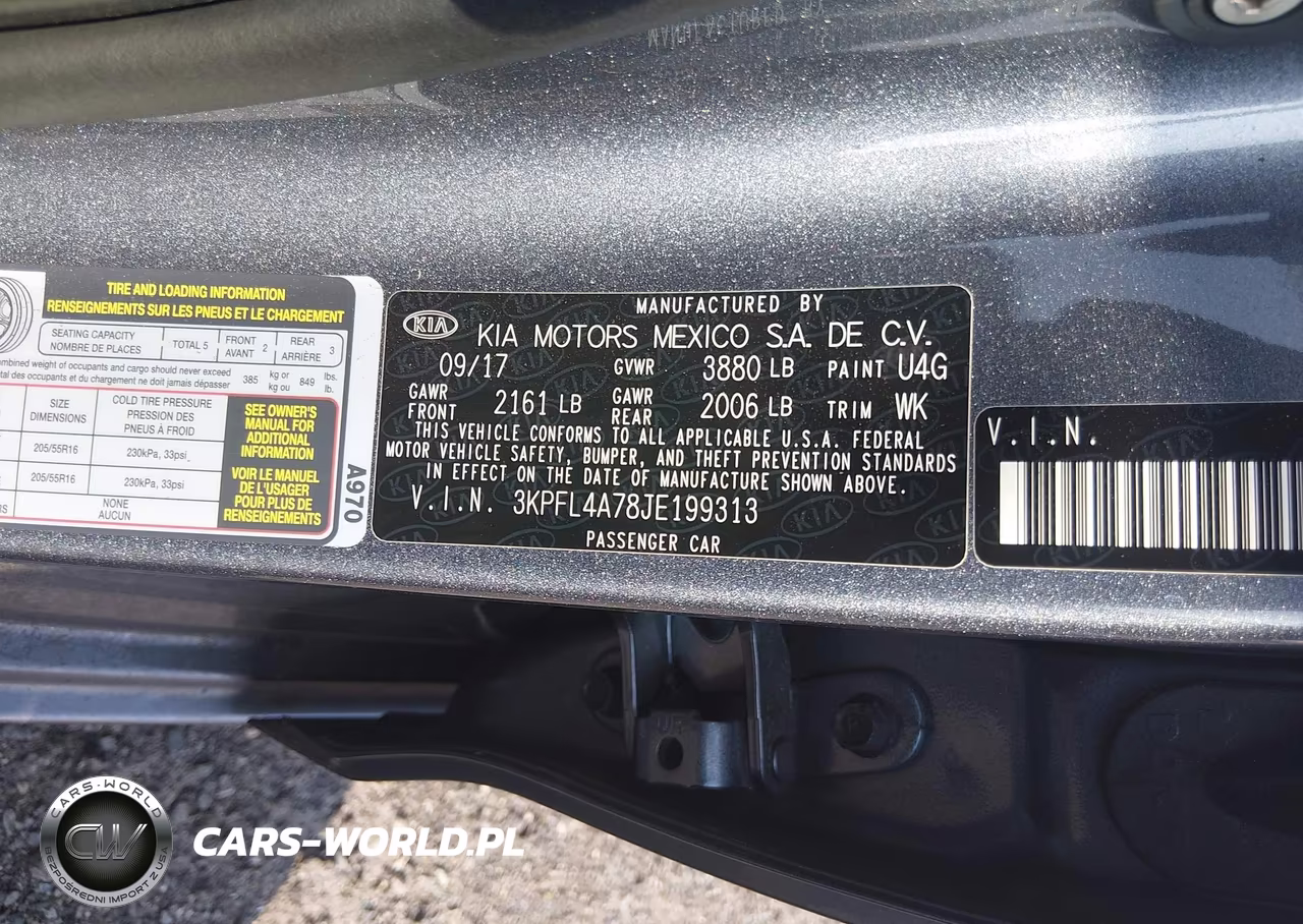 2018 Kia Forte S VIN:3KPFL4A78JE199313 - 9