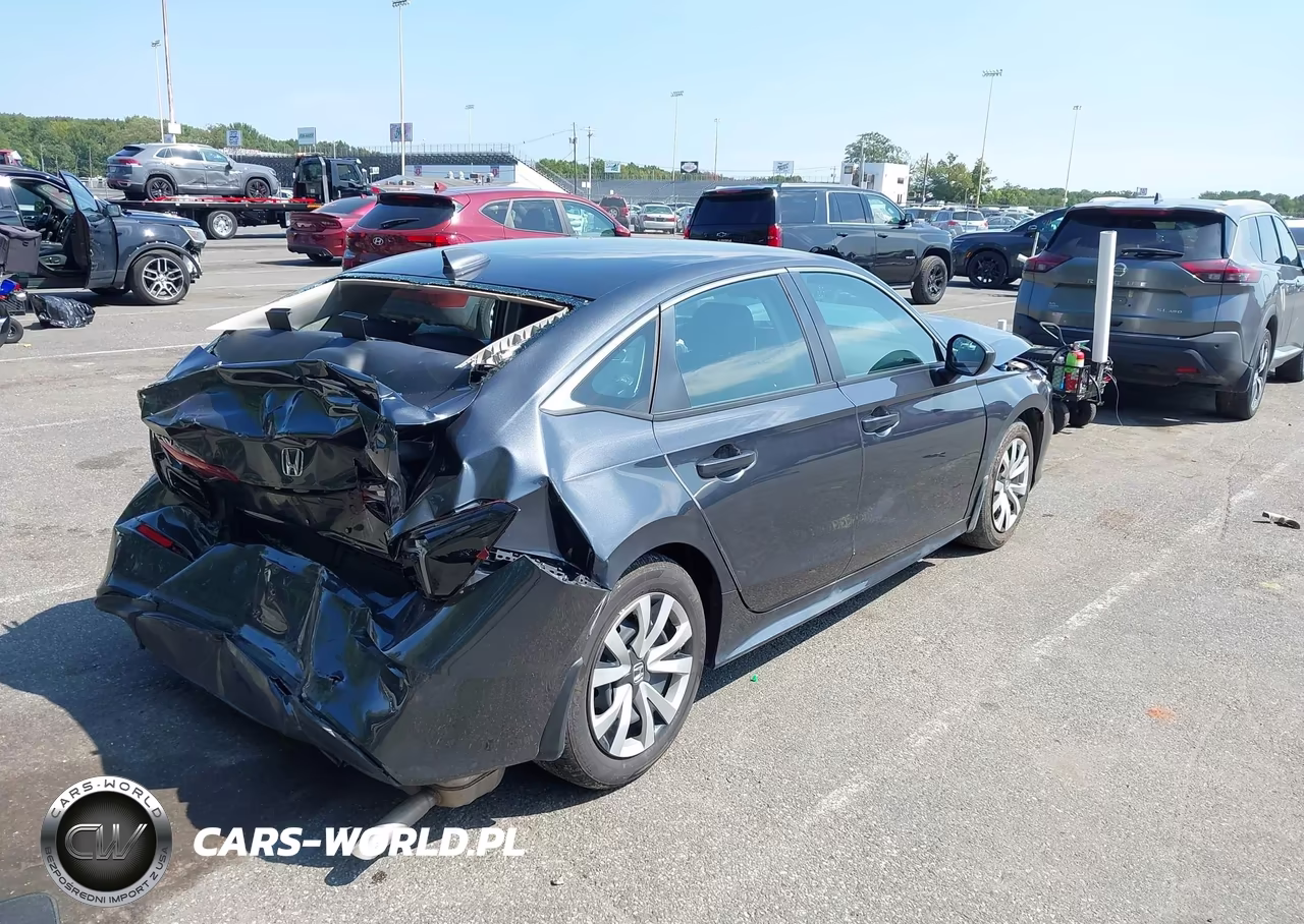 2026 Honda Civic Lx VIN:2HGFE2F2XTH544782 - 4