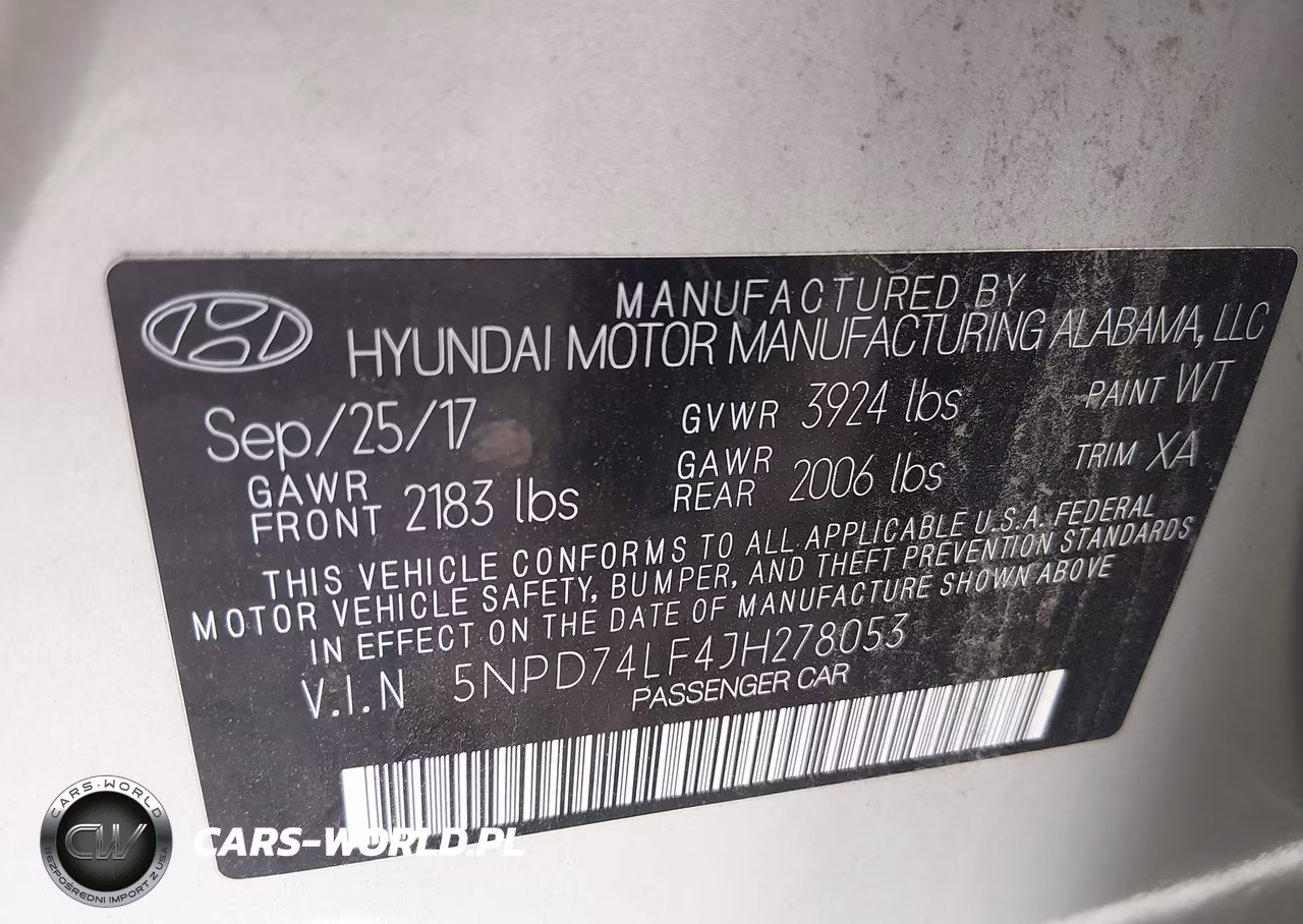 2018 Hyundai Elantra Se VIN:5NPD74LF4JH278053 - 9