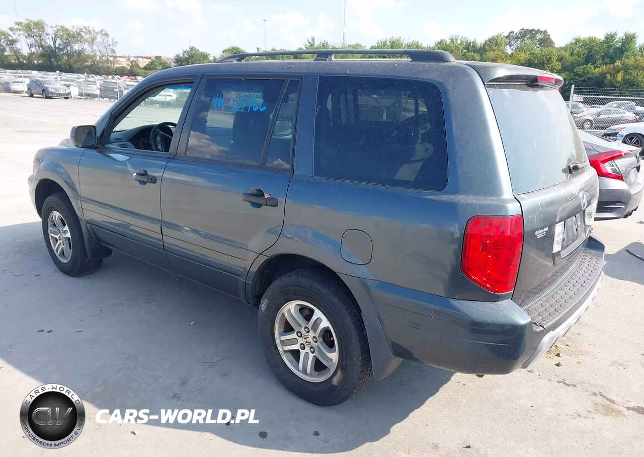 2005 Honda Pilot Ex VIN:5FNYF18405B010647 - 3
