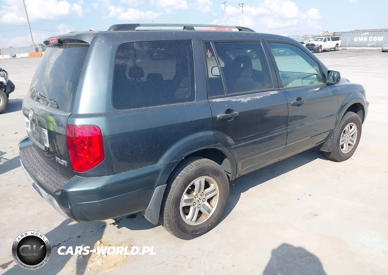 2005 Honda Pilot Ex VIN:5FNYF18405B010647 - 4